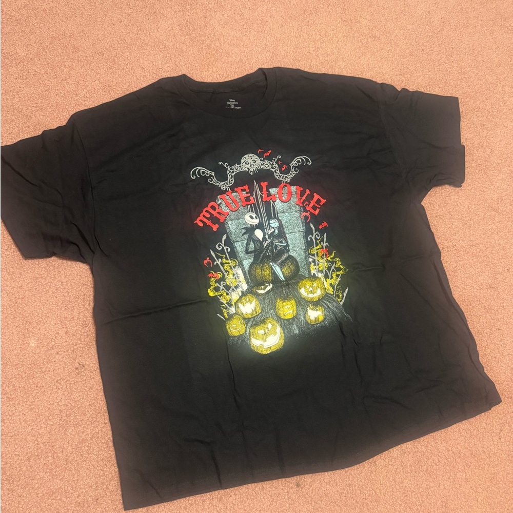 New 3xl nightmare before Christmas Disney t tee shirt black